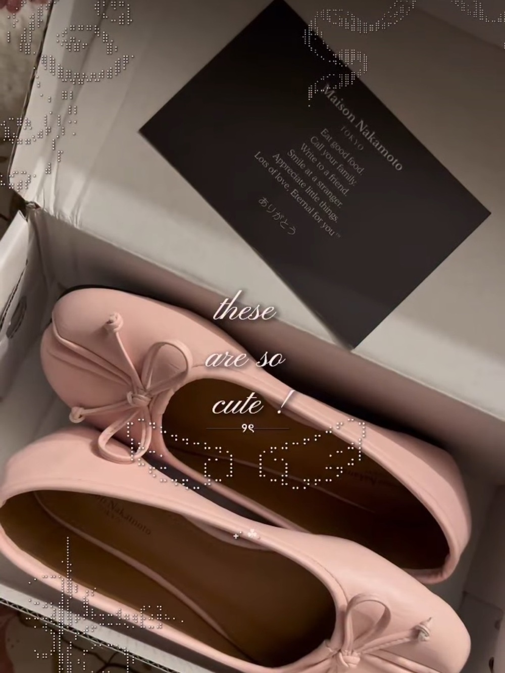 Women's Ballet Flats in Blush Pink with Bow